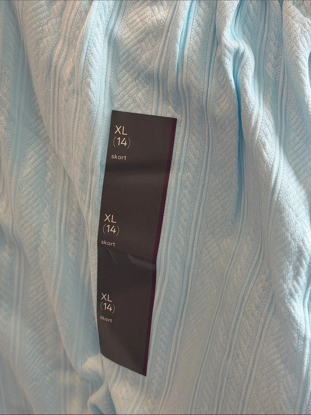 all in motion Light Blue Girls' Skort with Ribbed Waistband